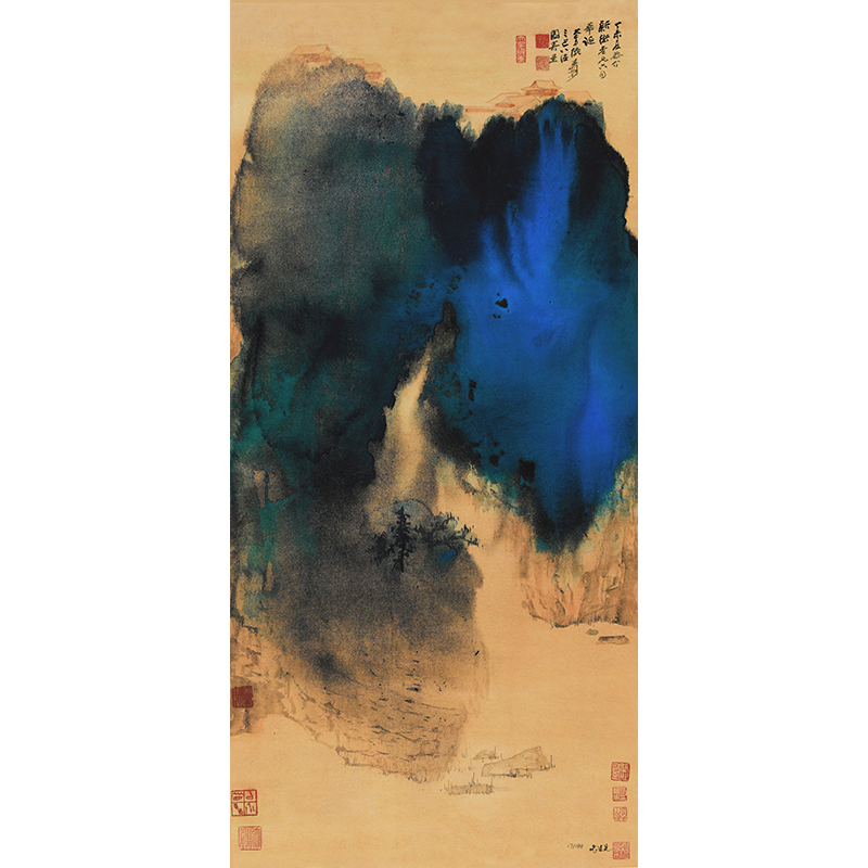 《丁未泼彩》 雅宣材质